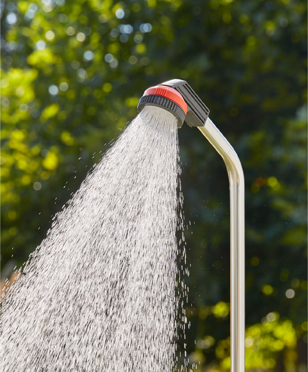 Outdoor Garden Shower with Soft Spray and Water Regulator Retail